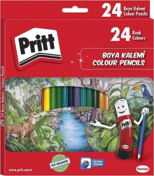 Pritt - Kuruboya Kalemi 24 Renk Karton Kutu - Pritt