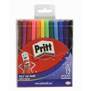 Pritt-Keçeli Kalem 12 Renk
