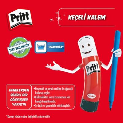 Pritt-Keçeli Kalem 12 Renk - 2