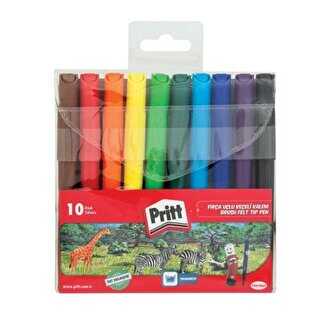 Pritt Fırça Uçlu Keçeli Kalem 10 Renk