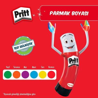 Pritt Parmak Boyası 6 Renk 30Ml - 2