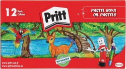 Pritt-Pastel Boya 12 Renk Karton Kutu - Pritt