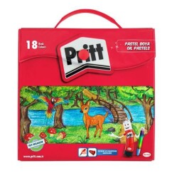 Pritt Pastel Boya Çantalı 18 Renk - Pritt