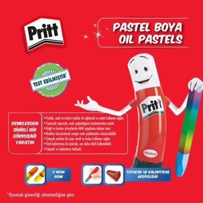 Pritt Pastel Boya Çantalı 18 Renk - 2