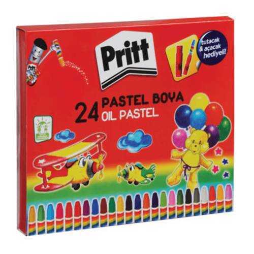 Pritt-Pastel Boya 24 Renk Karton Kutu