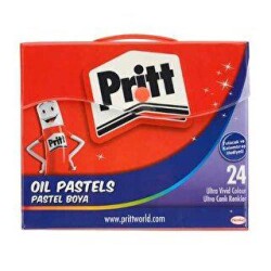 Pritt Pastel Boya 24 Renk Çanta - Pritt