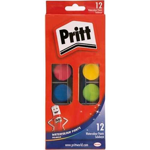 Pritt-Suluboya 12 Renk Büyük Tablet