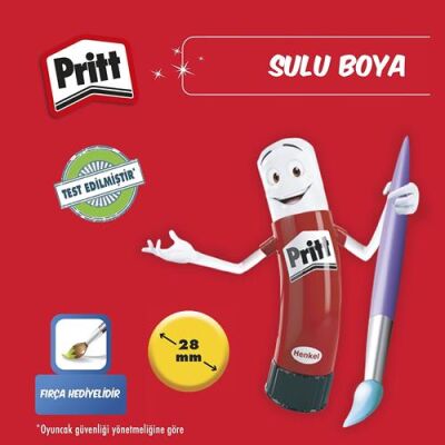 Pritt-Suluboya 12 Renk Büyük Tablet - 2