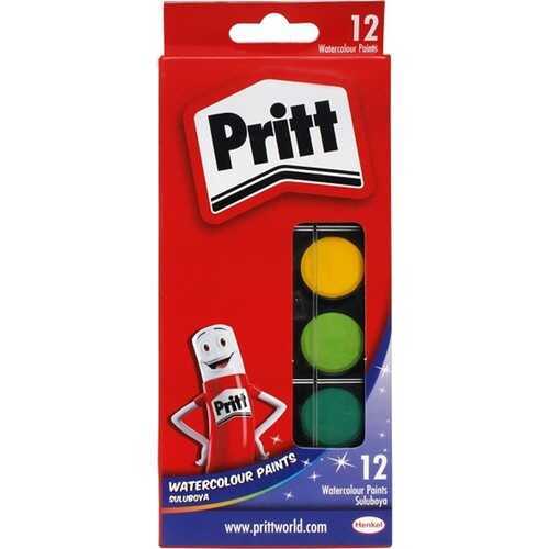 Pritt-Suluboya 12 Renk Küçük Tablet