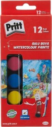 Pritt-Suluboya 12 Renk Küçük Tablet - Pritt