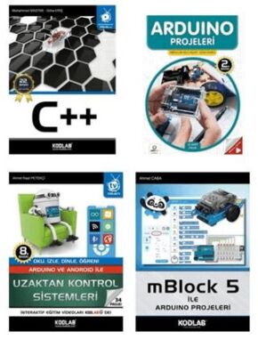 Projeler İle Arduino Eğitim Seti 4 Kitap Takım - 1