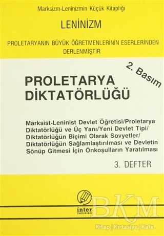 Proletarya Diktatörlüğü - İnter Yayınları
