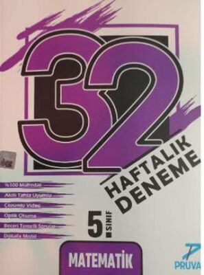 Pruva Akademi Pruva 5. Sınıf Matematik 32 Haftalık Deneme - 1