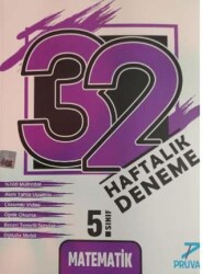 Pruva 5. Sınıf Matematik 32 Haftalık Deneme - Pruva Akademi