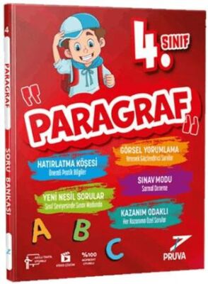 Pruva Akademi 4. Sınıf Paragraf Soru Bankası - 1