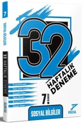 Pruva Akademi 7. Sınıf Sosyal Bilgiler 32 Haftalık Deneme - Pruva Akademi