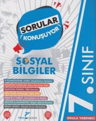 Pruva Akademi 7. Sınıf Sosyal Bilgiler Sorular Konuşuyor Soru Bankası - 1