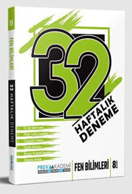 Pruva Akademi 8. Sınıf Fen Bilimleri 32 Haftalık Deneme - 1