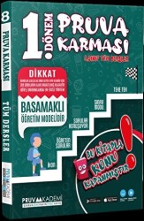 Pruva Akademi 8. Sınıf LGS Tüm Dersler 1. Dönem Pruva Karması - Pruva Akademi