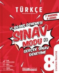 8. Sınıf Türkçe Sınav Modu 15 Branş Denemesi - Pruva Akademi