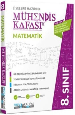 Pruva Akademi 8. Sınıf Matematik Mühendis Kafası Soru Bankası - 1