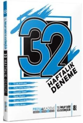 Pruva Akademi 8. Sınıf T.C. İnkılap Tarihi ve Atatürkçülük 32 Haftalık Deneme - 1