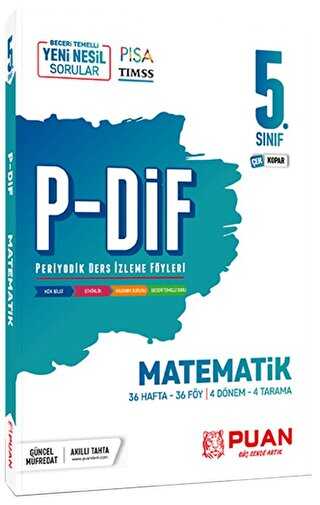 Puan Akademi Yayınları Puan Yayınları 5. Sınıf Matematik PDİF Konu Anlatım Föyleri