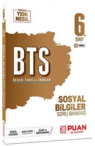 Puan Akademi Yayınları Puan Yayınları 6. Sınıf Sosyal Bilgiler BTS Beceri Temelli Soru Bankası