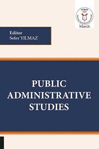 Public Administrative Studies AYBAK 2020 Mart - Akademisyen Kitabevi