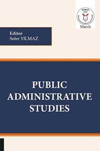 Public Administrative Studies AYBAK 2020 Mart