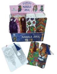Püsküllü Mandala Ayraç Çocuklar İçin 400`lü Set - Atlı Karınca Yayınları