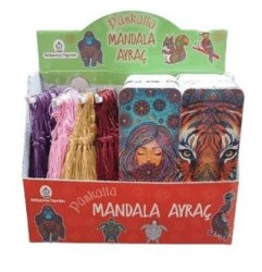 Püsküllü Mandala Ayraç Yetişkinler İçin 400`lü Set - Atlı Karınca Yayınları