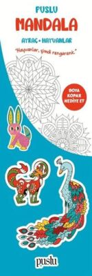Puslu Mandala Çocuk Ayraç - Hayvanlar - 1