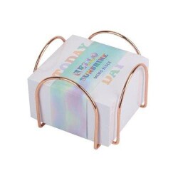 Pyrus Küp Blok Rosegold Standlı 90x90Mm 600 Yaprak 80 Gr - TOP MODEL