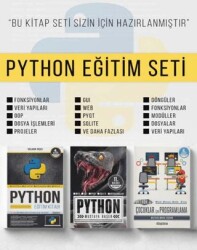 Python Eğitim Seti 3 Kitap Takım - Dikeyeksen Yayın Dağıtım