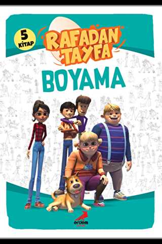 Rafadan Tayfa Boyama Seti 5 Kitap Takım