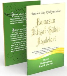 Ramazan-İktisat-Şükür Risaleleri Büyük Boy - Envar Neşriyat