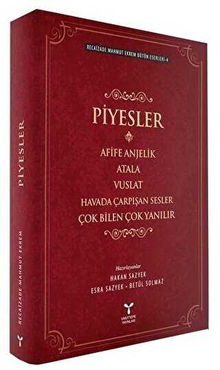 Recaizade Mahmut Ekrem Bütün Eserleri-4 - Piyesler - Umuttepe Yayınları