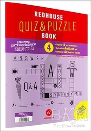 Redhouse Quiz & Puzzle Book Sayı: 4 Ekim 2016