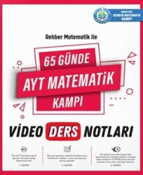 Rehber Matematik 65 Günde AYT Matematik Video Ders Notları - Rehber Matematik