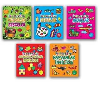 Renk Renk Boya Seti 5 Kitap Takım - Pal Sokağı Yayınları
