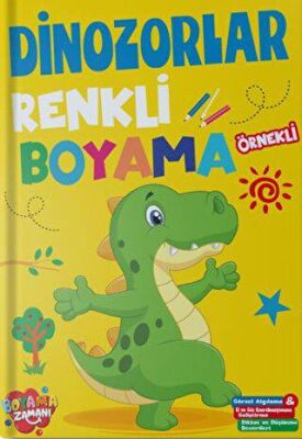 Renkli Boyama - Dinozorlar kapağı