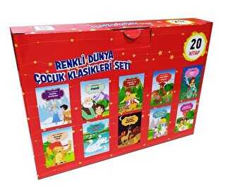 Renkli Dünya Çocuk Klasikleri Seti 20 Kitap Takım - Sis Yayıncılık