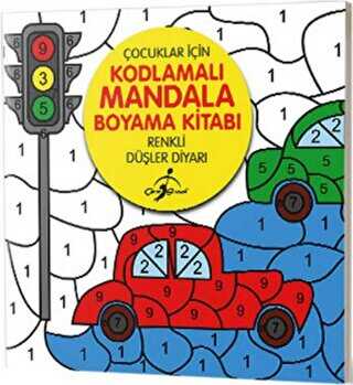 Çocuklar İçin Kodlamalı Mandala Boyama Kitabı