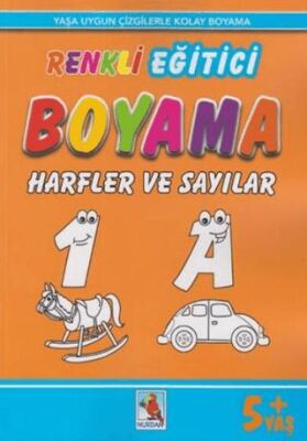 Renkli Eğitici Boyama Harfler ve Sayılar 5+ Yaş - 1
