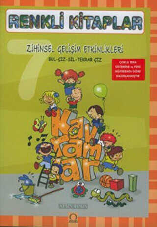 Renkli Kitaplar - 7 Zihinsel Gelişim Etkinlikleri - Angora Kitapları