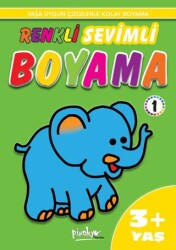Renkli Sevimli Boyama 1 3+ Yaş - Pinokyo Yayınları
