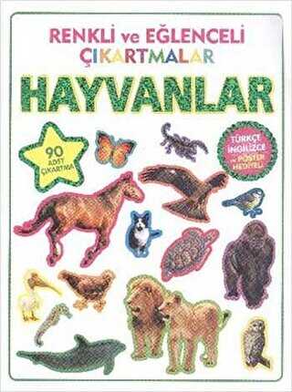 Renkli ve Eğlenceli Çıkartmalar - Hayvanlar Animals