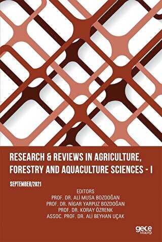 Research Reviews in Agriculture, Forestry and Aquaculture Sciences – I - 1