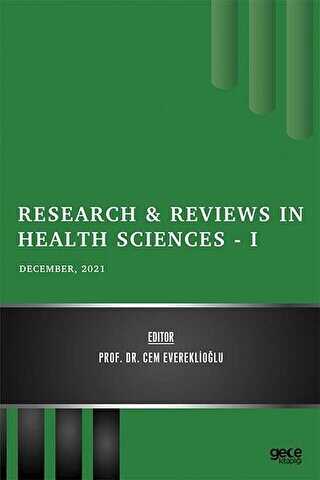 Research and Reviews in Health Sciences 1 - December 2021